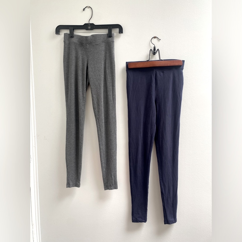 GAP Gray and Navy Leggings Set